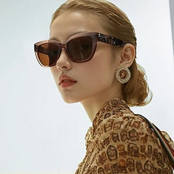 ZENOTTIC New Arrivals Butterfly Polarized Sunglasses Fashion Thick Frame for Women Acetate Sun Glasses Driving UV400 Protection