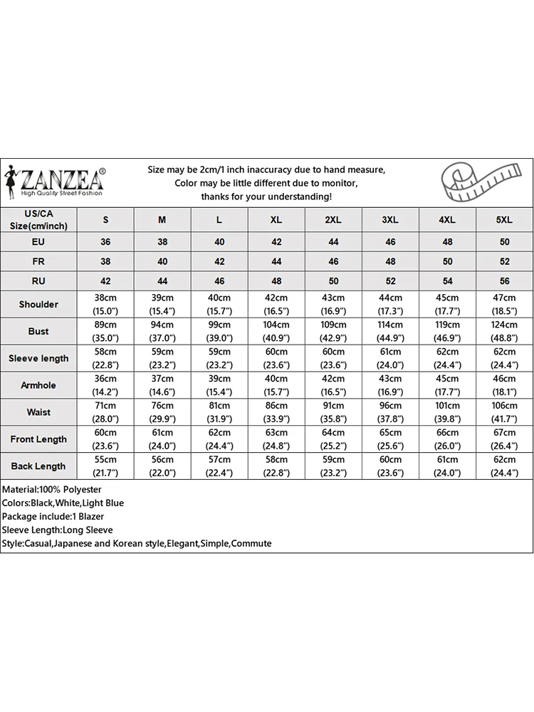 ZANZEA แฟชั่น OL เสื้อเบลเซอร์ผู้หญิง 2025 ฤดูใบไม้ร่วงเสื้อคอวีสลิมเบลเซอร์แขนยาวออฟฟิศเลดี้ชุดลำลองเสื้อคาร์ดิแกน