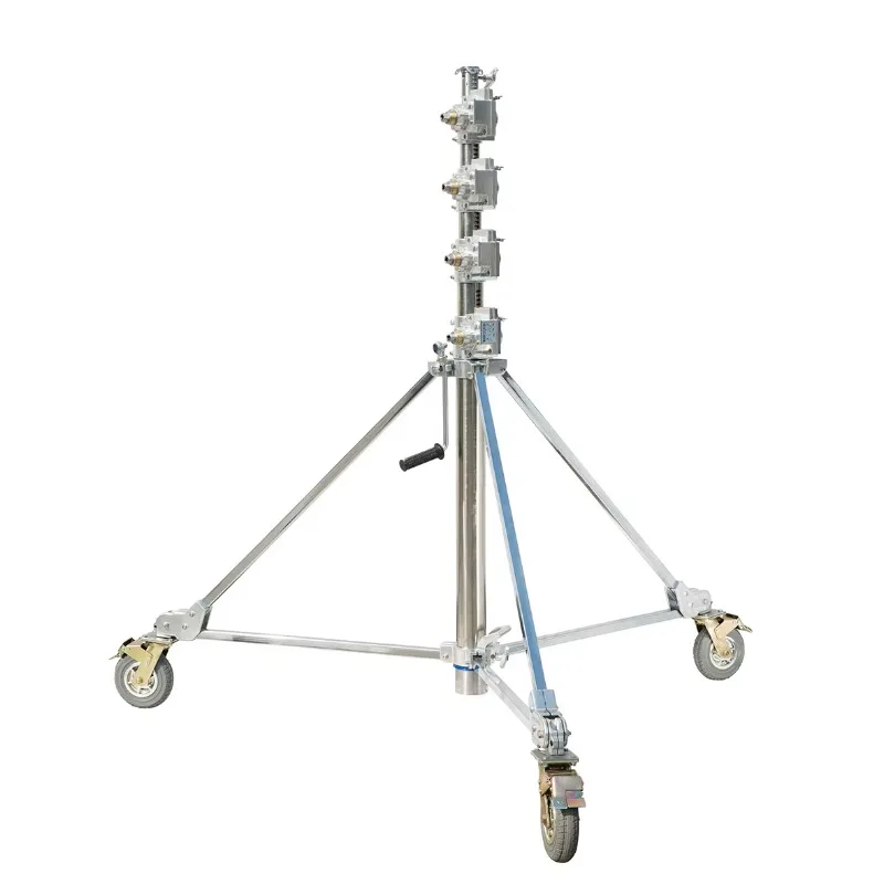 6m Steel Heavy  light stand ,stainless Steel Photo Studio Accessories ,photographic Light Tripod