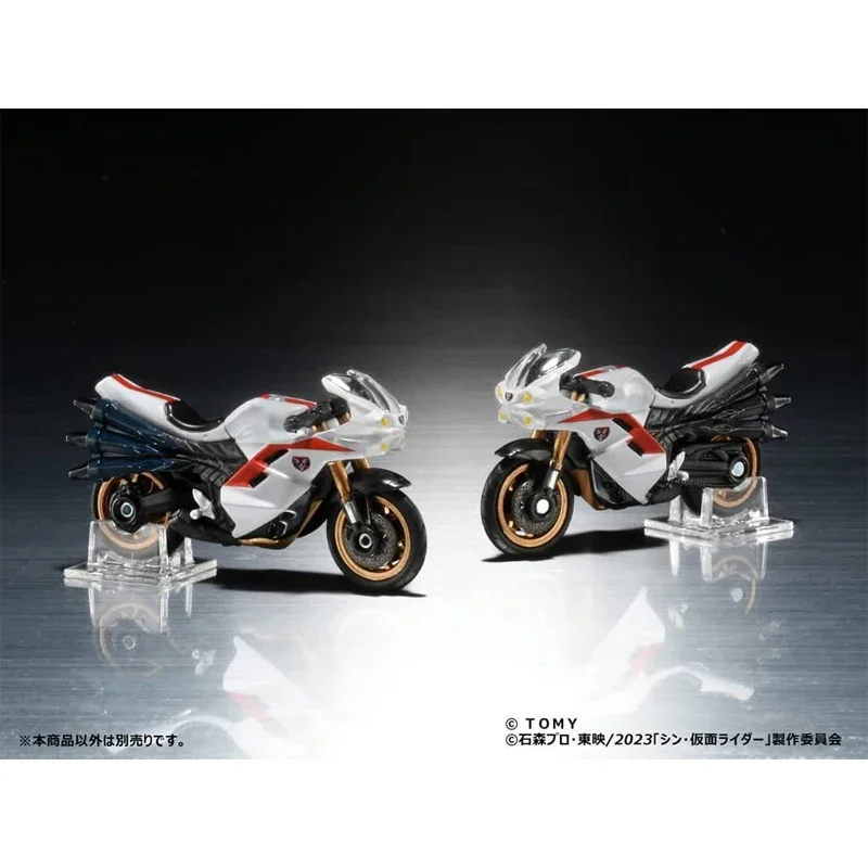 TAKARA TOMY-Diecast Alloy Car Model Toy para Crianças, Kamen Rider, Whirlwind Motocicleta, Boy Gift, 1:64, Piscando