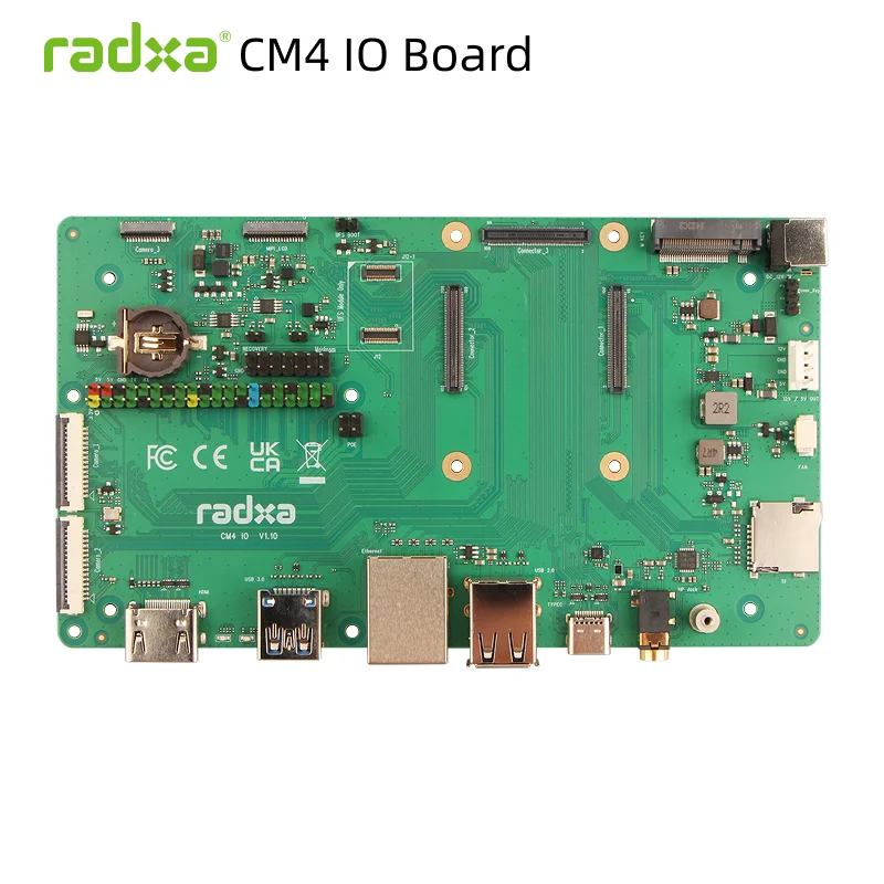Radxa CM4 IO Board Carrier Base Board Evaluation Interface Development Board for CM4 SoM Module