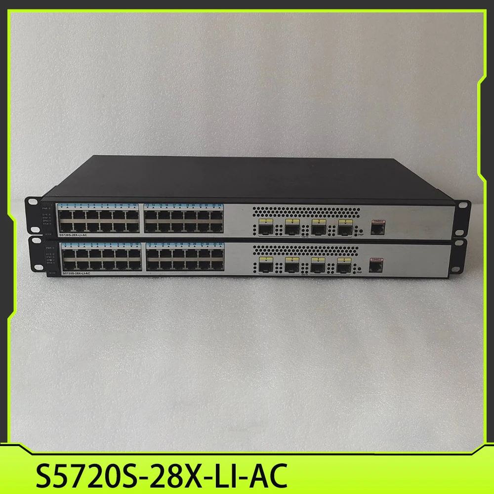 

1PCS For Huawei Gigabit Switch with 24 full Gigabit electrical ports and 4 Gigabit optical ports S5720S-28X-LI-AC