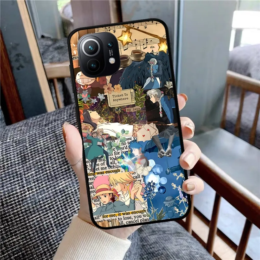 ภาพยนตร์ Howls Moving Castle-Howl เคสโทรศัพท์สําหรับ Xiaomi Mi 5X8 9 10 11 12 Lite Pro 10T PocoX3pro PocoM3 หมายเหตุ 10 Pro Lite