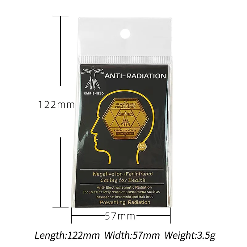 بيع محدود! 99% ملصق حماية EMF - كتل 5G، WiFi، إشعاع الهاتف - حماية 3X #3