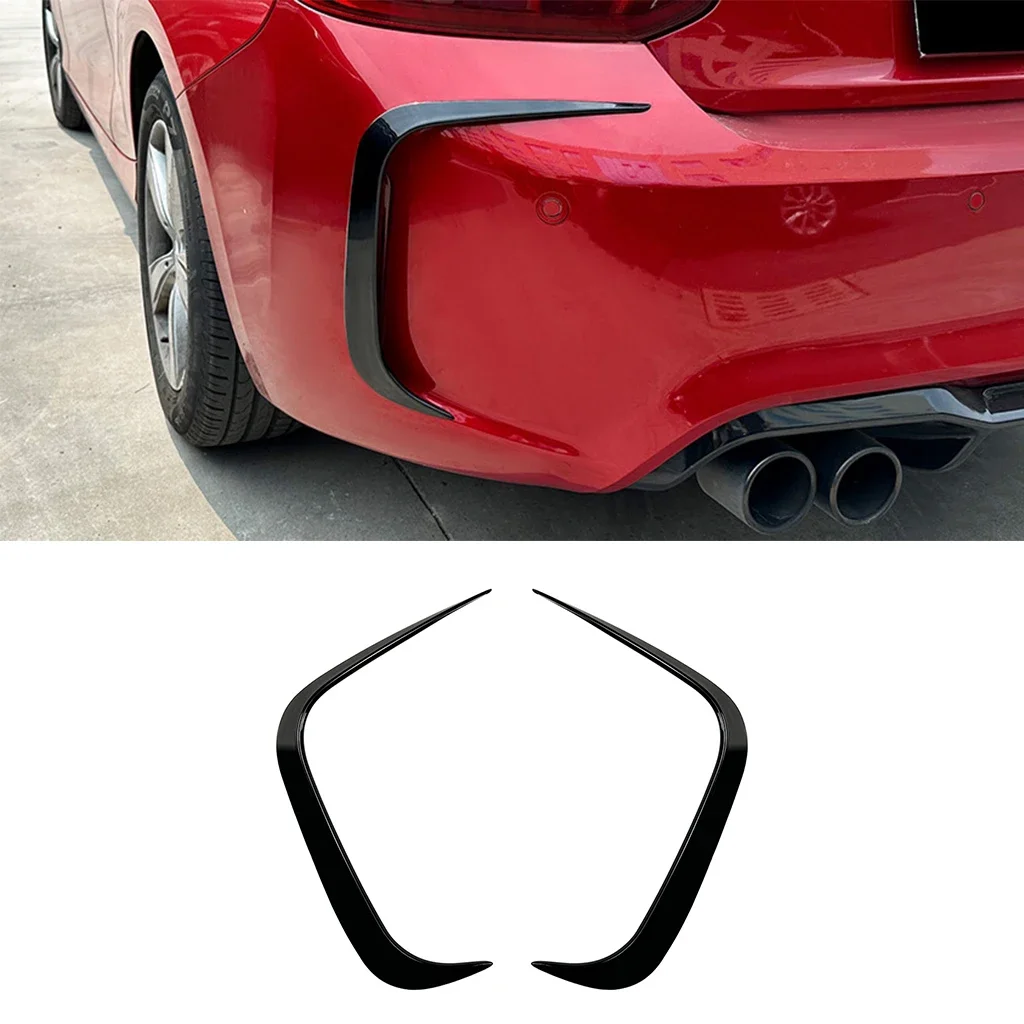 

New! Rear Bumper Splitter Spoiler Air Vent Cover Spoiler For BMW 2 Series M2 F87 2016 2017 2018 2019 2020 2021 Body Kits Tuning