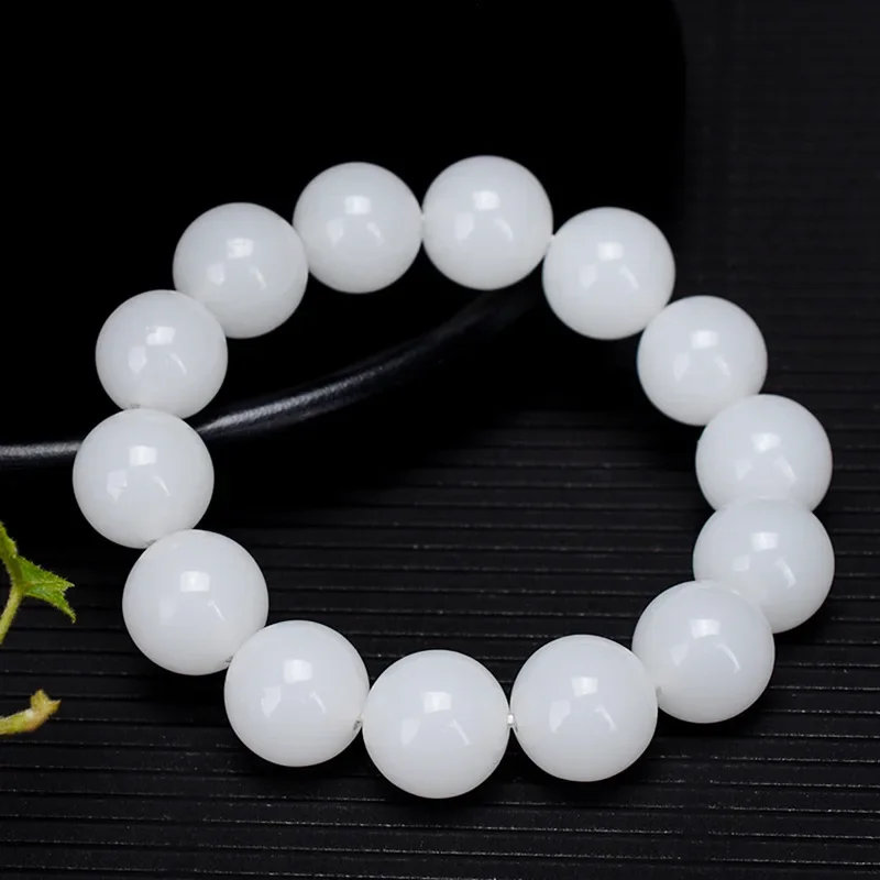 Hetian Green White Jade Hand String Jade Sugar Old shaped Beads jade bracelet bangle bangles Jewelry Gift Birthday Gift