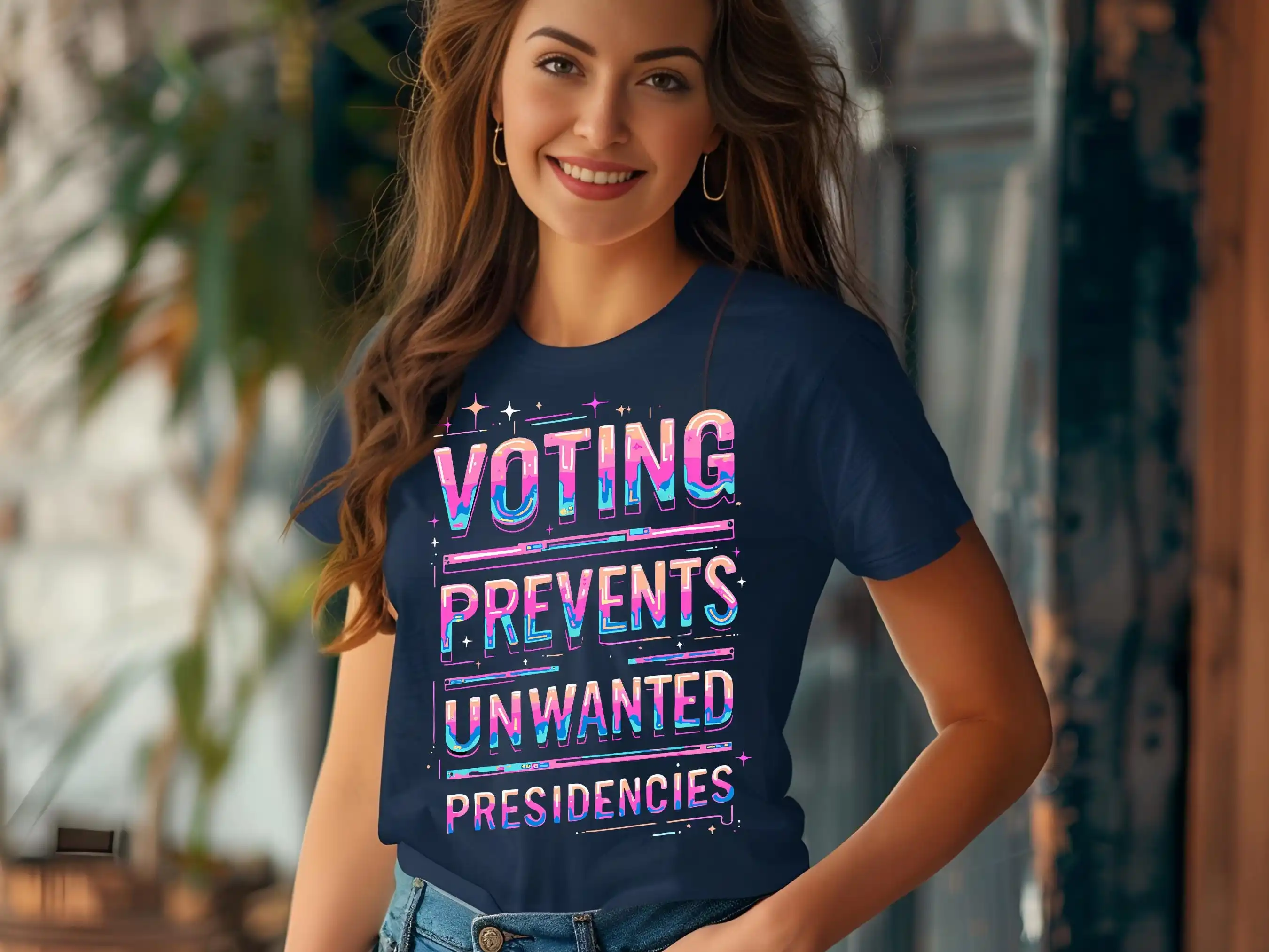 Voting Prevents Unwanted Presidencies Women'S T Shirt Kamala Harris For President