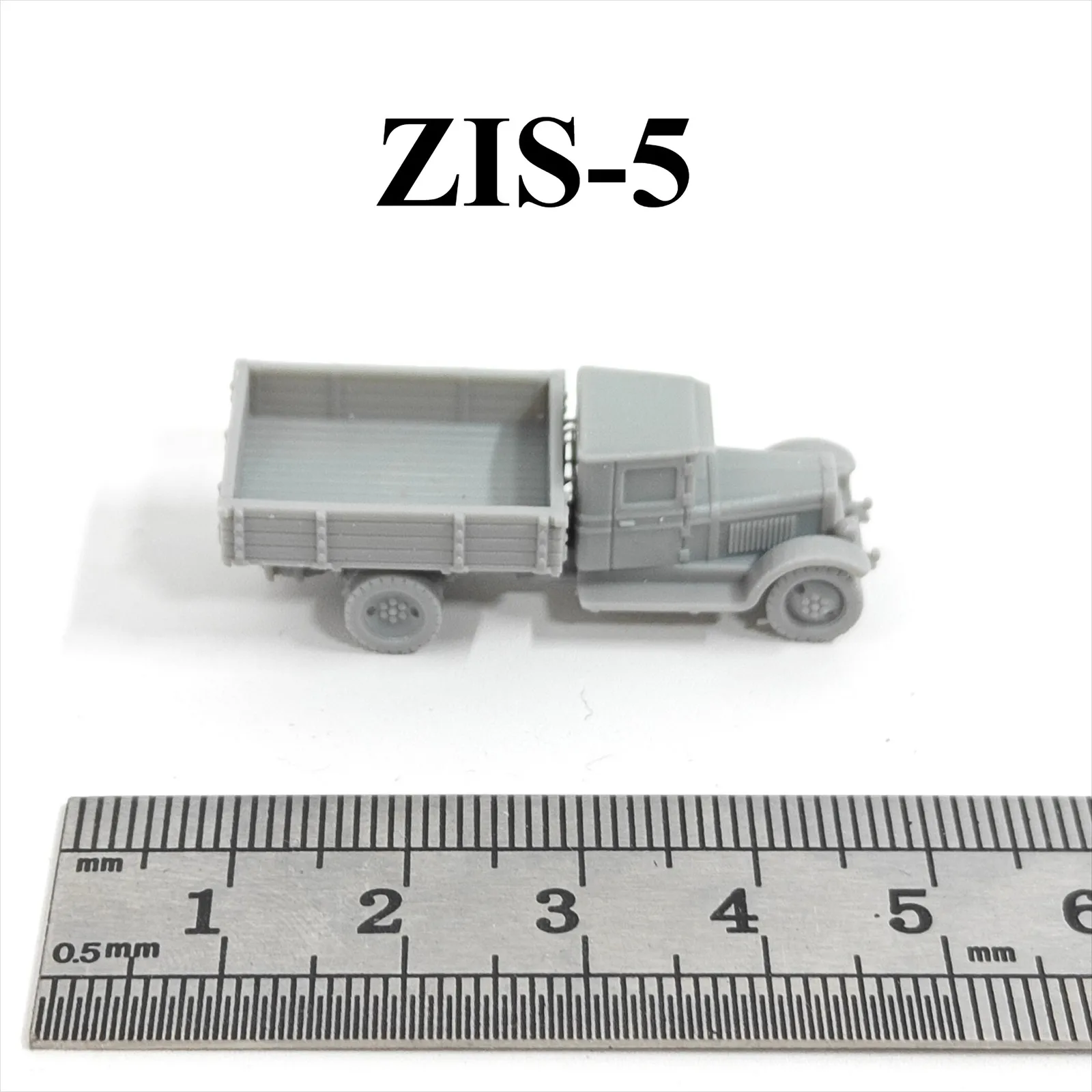 

WWII Soviet ZIS-5 Truck,3D Printed,1/144 Scale Mini Tank Model,Resin,Paintable