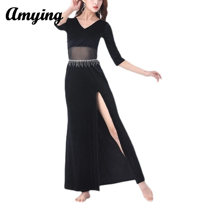 Sexy Ladies Dress Adult Belly Dance Stage Performance Costume Outfit Practice Training Clothes Women Dance Wear Clothing New