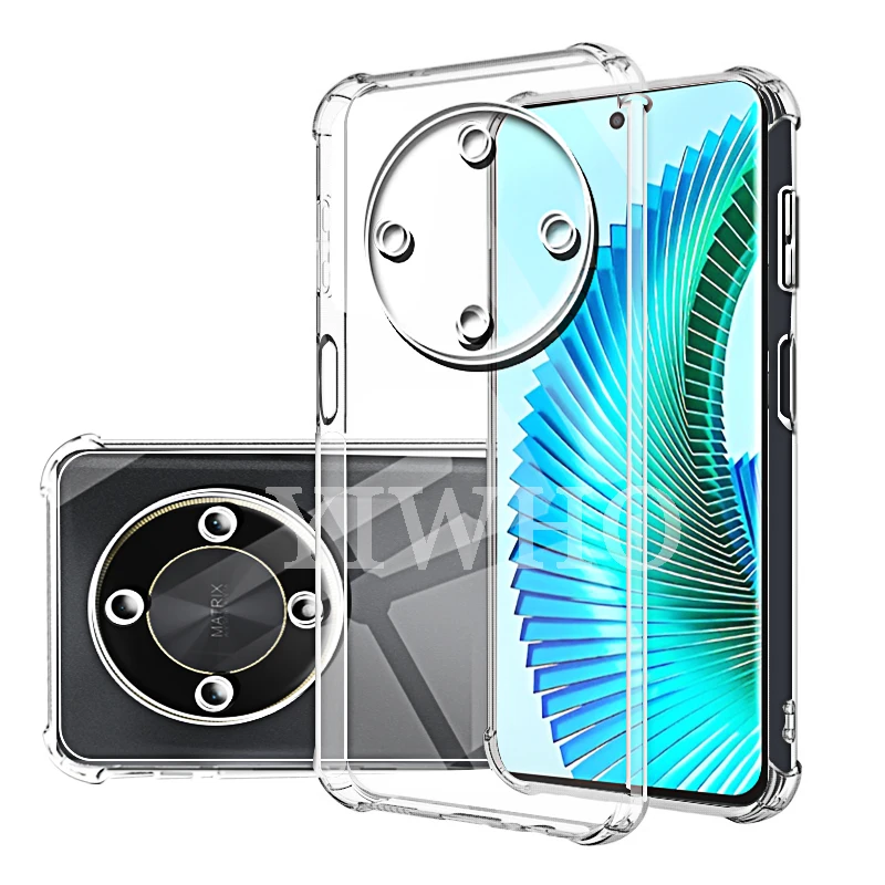 Transaprent Phone Case for Honor x9b X8b X7b X6a X7a X8a X9a X8 X7 X6 Clera Back Cover Slim Soft TPU Protective camera lens