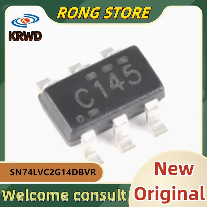 50PCS C145 CI45 New and Original Chip IC SOT-23-6 SN74LVC2G14DBVR SN74LVC2G14DB SN74LVC2G14 SN74LVC2