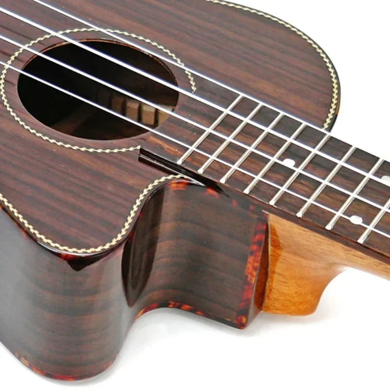 Solid Wood Advanced Ukulele Small Guitar Ukulele Stringed Musical Instruments Beginner\'s Learning Accompaniment Instruments
