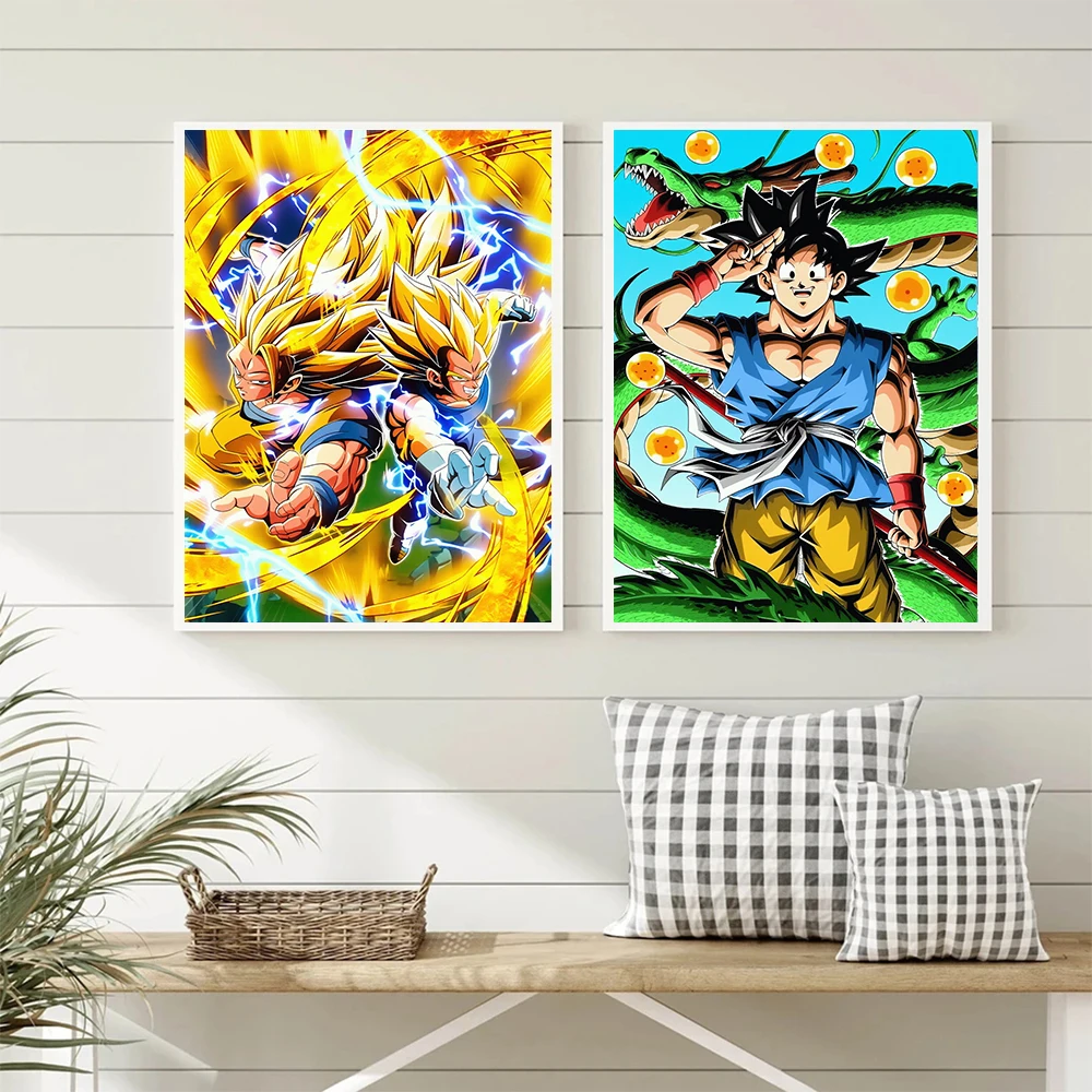 5D Diamond Painting Super Saiy - Resin Art Goku ulasan dan harga