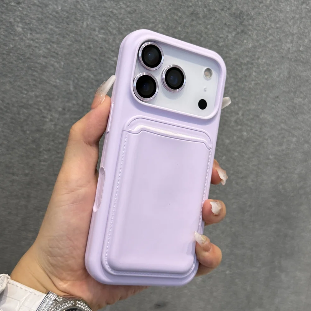 Flüssiges Silikon Magnetisch für MagSafe Brieftaschen-Slot-Kartenhalter-Hülle für iPhone 18 17 Air 16 15 14 13 12 Pro Max Weiche Stoßfänger-Abdeckung – Detail 3