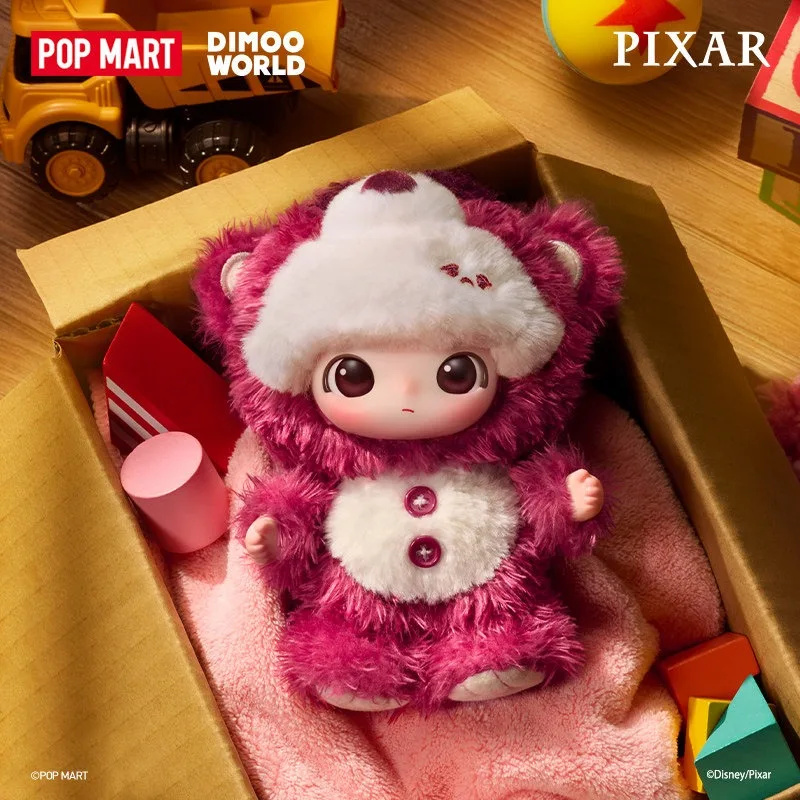 POP MART Disney DIMOO WORLD x PIXAR Blind Box Vinyl Plush Pendant Cute Cartoon Indoor New Year Holiday Collect Gift view 2
