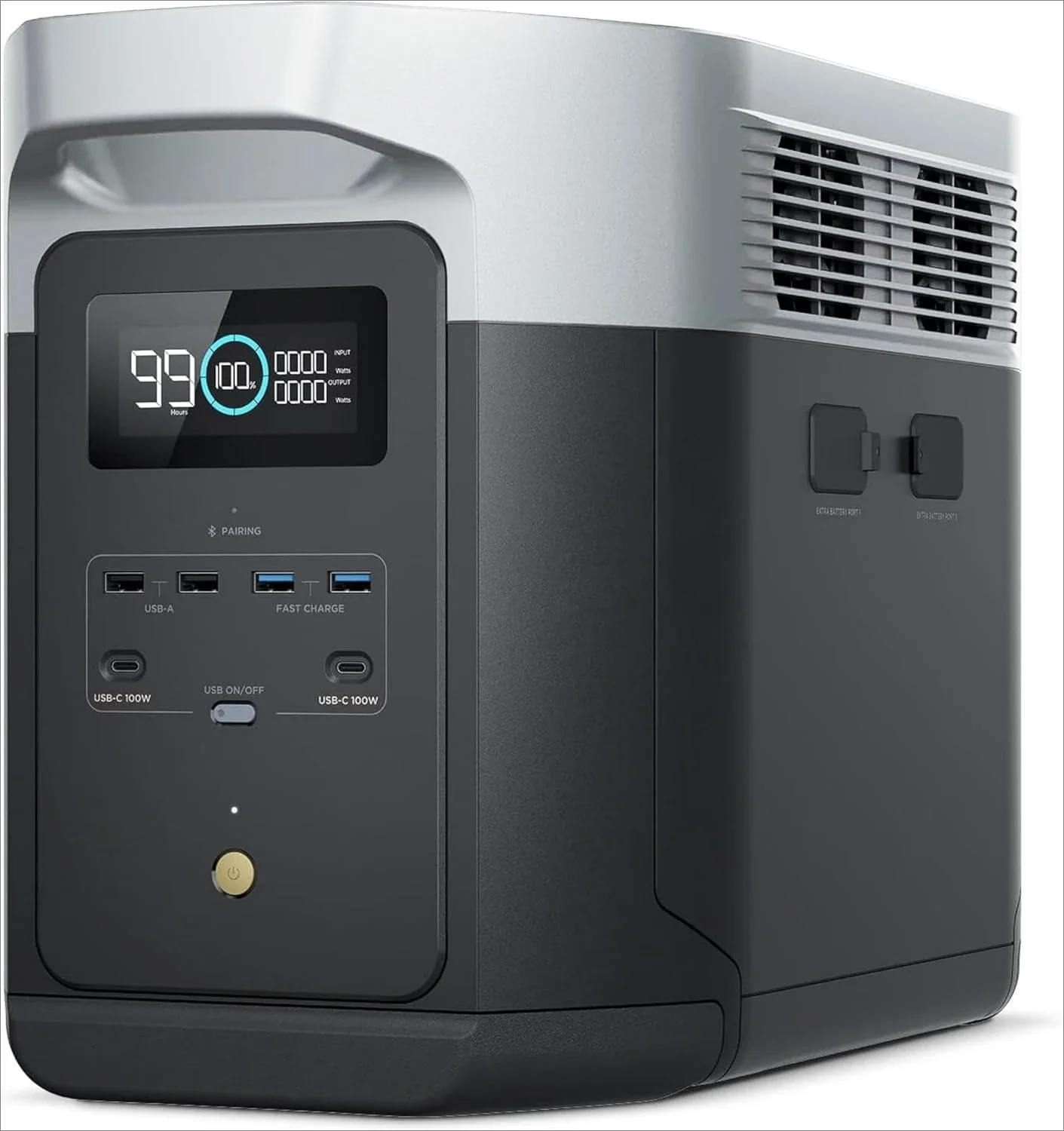 

Portable Power Station DELTA 2 Max, 2400W LFP Solar Generator, Full Charge in 1 Hr, 2048Wh Solar Powered (Solar Panel Optional)