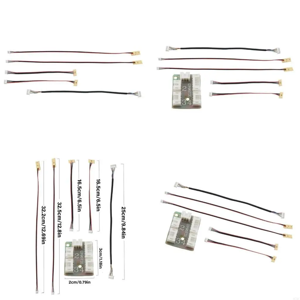 

97BC LED Light Set for 82 Model Vehicles Includes Headlight Turn Brake Lights Designs for Performances and Longevity