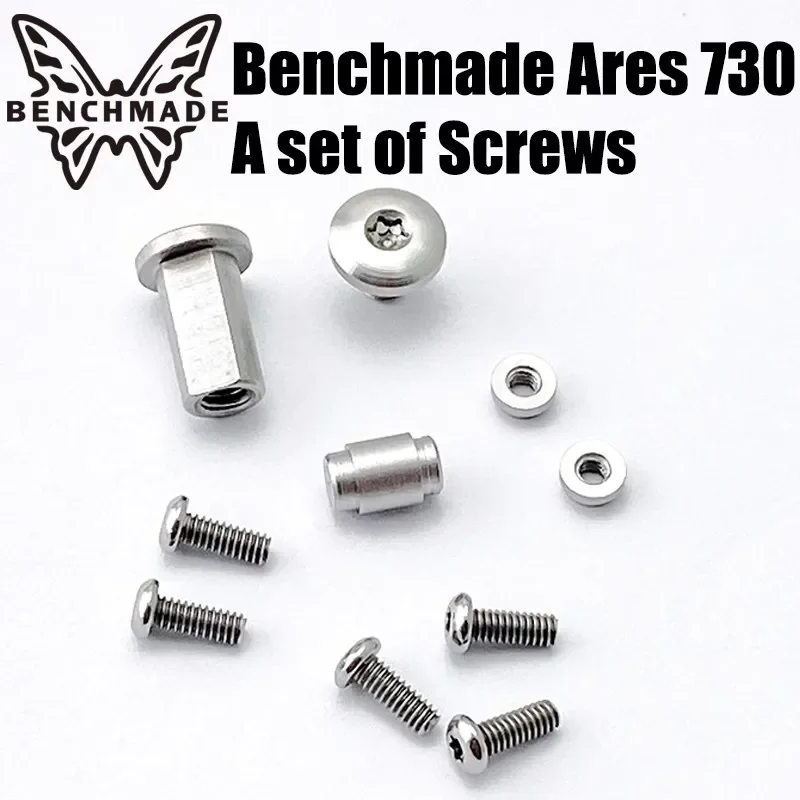 Tornillo de acero inoxidable para cuchillo Benchmade Ares730, tornillo de material para mango de cuchillo DIY para cuchillo Benchmade 730