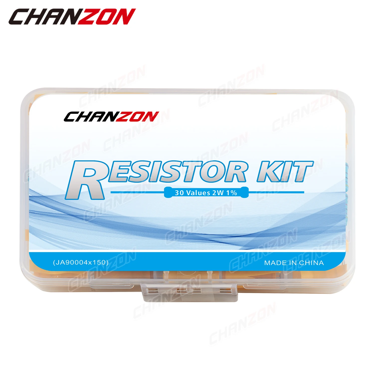 150 unidades/pacote 30 valores 2w 1% kit de resistores de filme de metal de alta precisão 4.7 10 100 470 1k 4.7k 47k ohm 2 w conjunto de sortimento