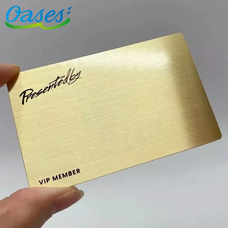 Customized query Cheap Customized Logo Multicolor Stainless Steel Brushed Laser Cut Metal Card Business Gift Blank Metal Busines