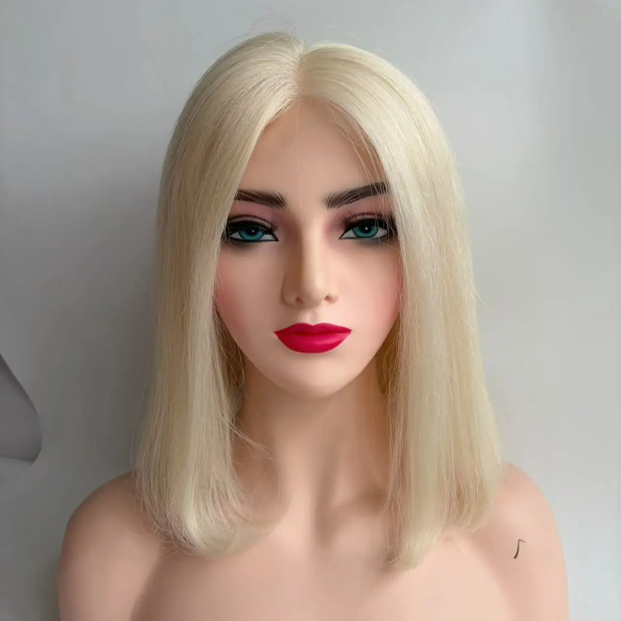 HD Swiss Lace Wig BOB Straight 200% Density 100% European Human Hair Wigs Daily Natural Look Hair Wig for Women