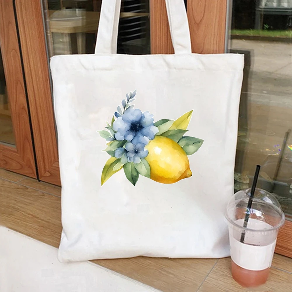 Cute Moon Fairy Canvas Tote Bag Colorful Magic Star Pixie Aesthetic Reusable Cotton Grocery Shopping Shoulder Bag for Women