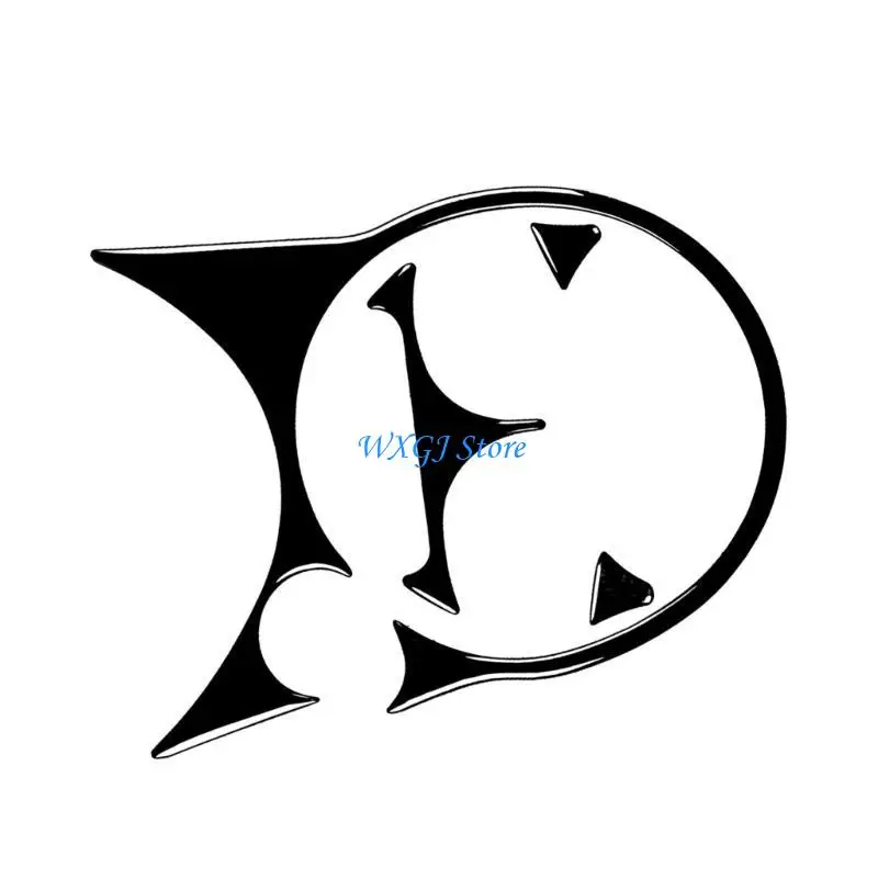 

37JE Stylish Stickers Trim Lightweight Resin Stickers Vehicle Center Console Stickers Easy to Install Suitable for 500
