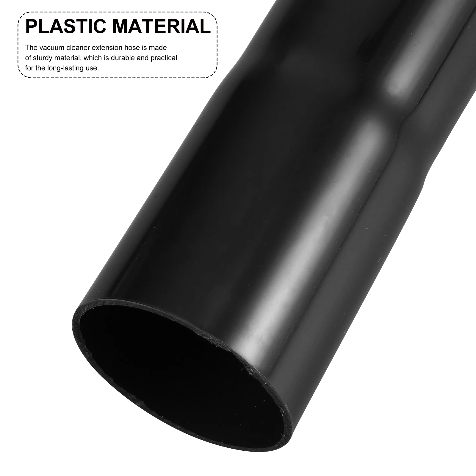 

2pcs Vacuum Cleaner Hard Tube 35mm Inner 34mm Outer Durable Extension Wand Accessories Practical Long Use Easy Install