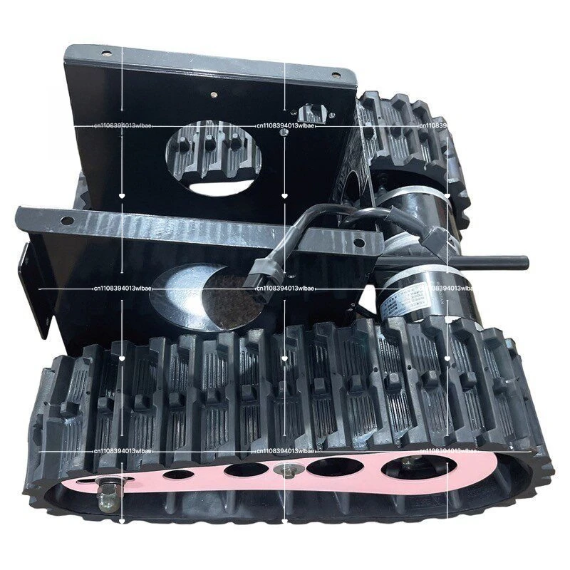 Electric Crawler Tank Accessories Beach Electric Car Outdoor Entertainment Chassis Iron Frame Dual Motor No Battery