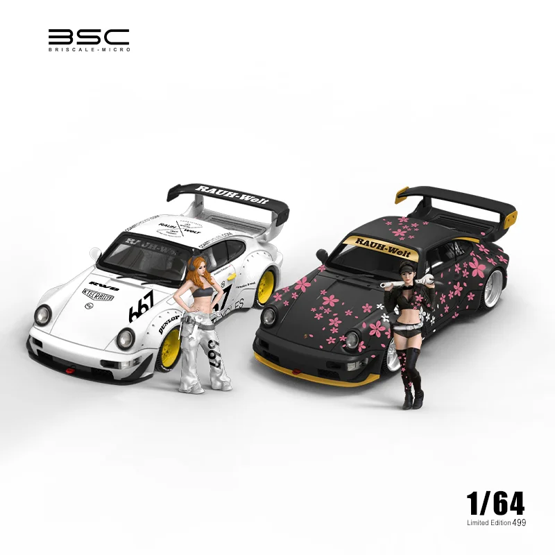 BSC1/64 D model: RWB964 Cherry blossom matte black alloy model