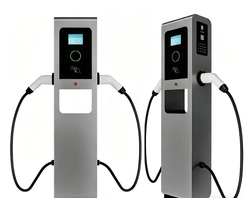 Estação de Carregamento Portátil para Veículos Elétricos 44KW AC, Carregador Rápido para Carros Elétricos, Estações de Carregamento Montadas na Parede Personalizadas