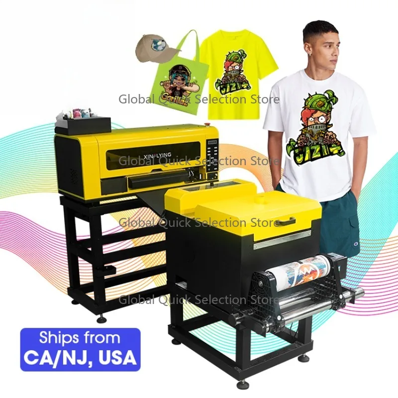 Easy to Operate 30cm Dtf Cheap Machine Dual Head Small Business Xp600 Dtf A3 Printer and Oven