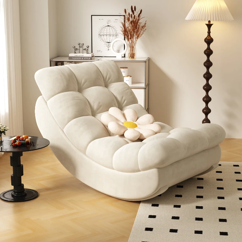 

single Moon rocking chair recliner adult balcony lazy living room sofa chair home leisure cadeira de balanço Furniture home