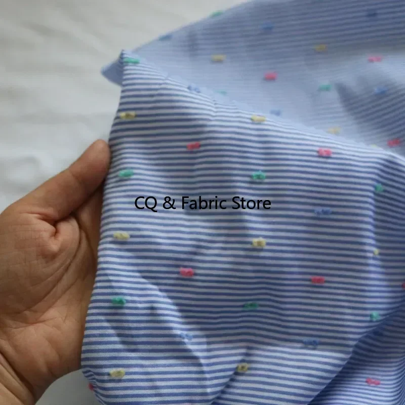 Fashionable Stripe Fabric With Korean Style - Perfect For Clothing Dress And Shirt DIY Projects Sewing Tissus