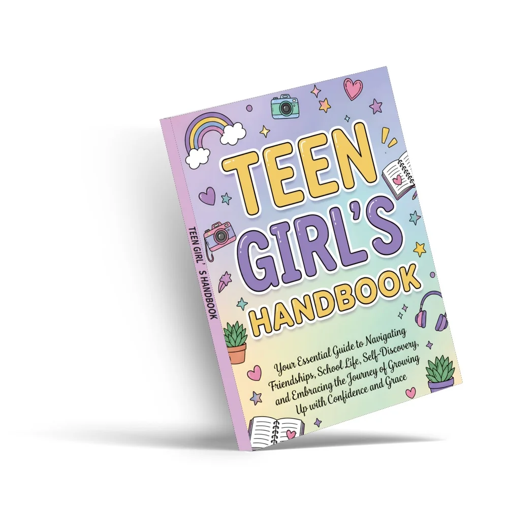 

Teen Girl’s Handbook: Life Skills and Confidence Guide for Teen Girls, Friendship, School Life, Self-Discovery