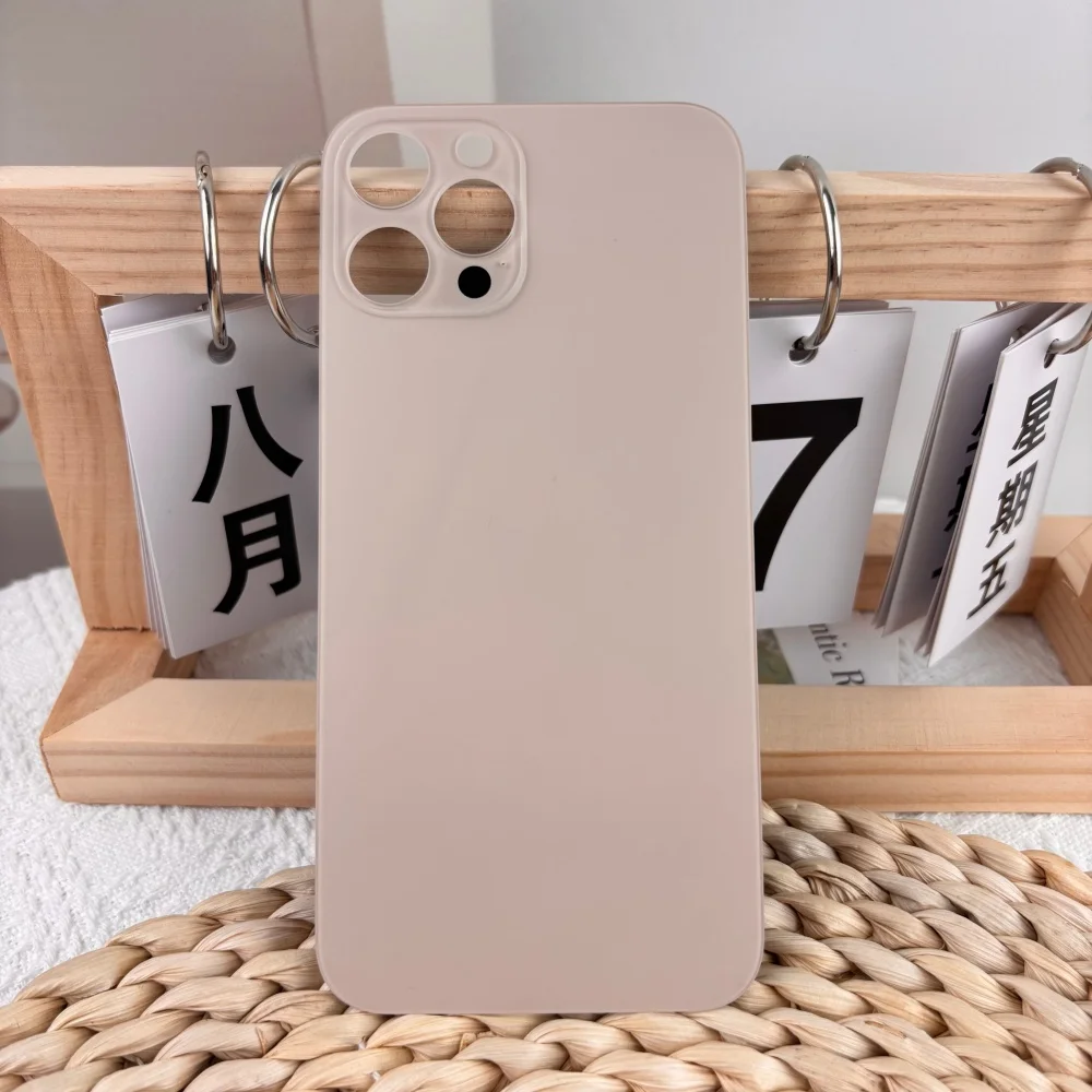 Ersatz-Rückglasabdeckung für Apple iPhone 12 Pro/12 Pro Max Rückgehäuse Batteriefachabdeckung & Kameraobjektiv-Ausschnitt Reparaturteile – Detail 6