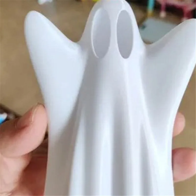 

1PCS Desktop Ornament Candlestick for Party Decorations Halloween 3D Printed Cute Ghost Candle Holder Night Light Cover