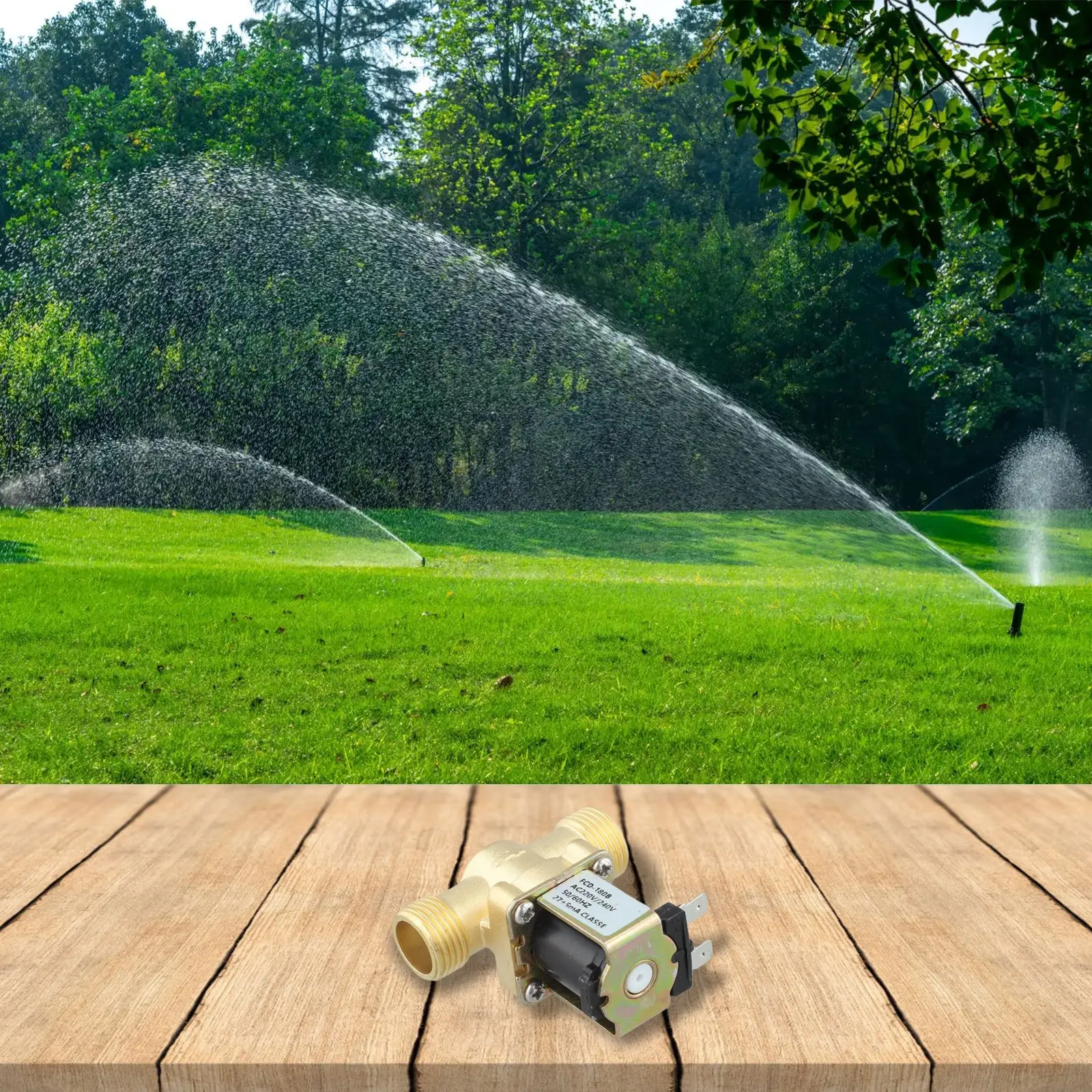 Brass Solenoid Inlet Valve 220V for For water Control Reliable Solution for Aquatic and Irrigation Applications