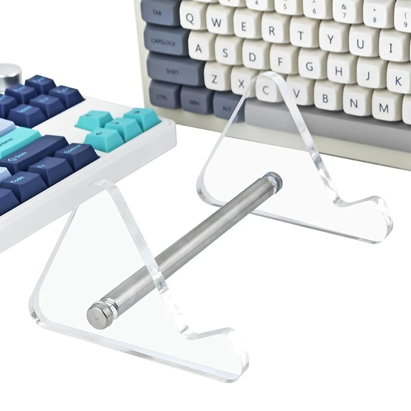 Présentoir de clavier en acrylique transparent, support de clavier mécanique, claviers de jeu, 1 niveau