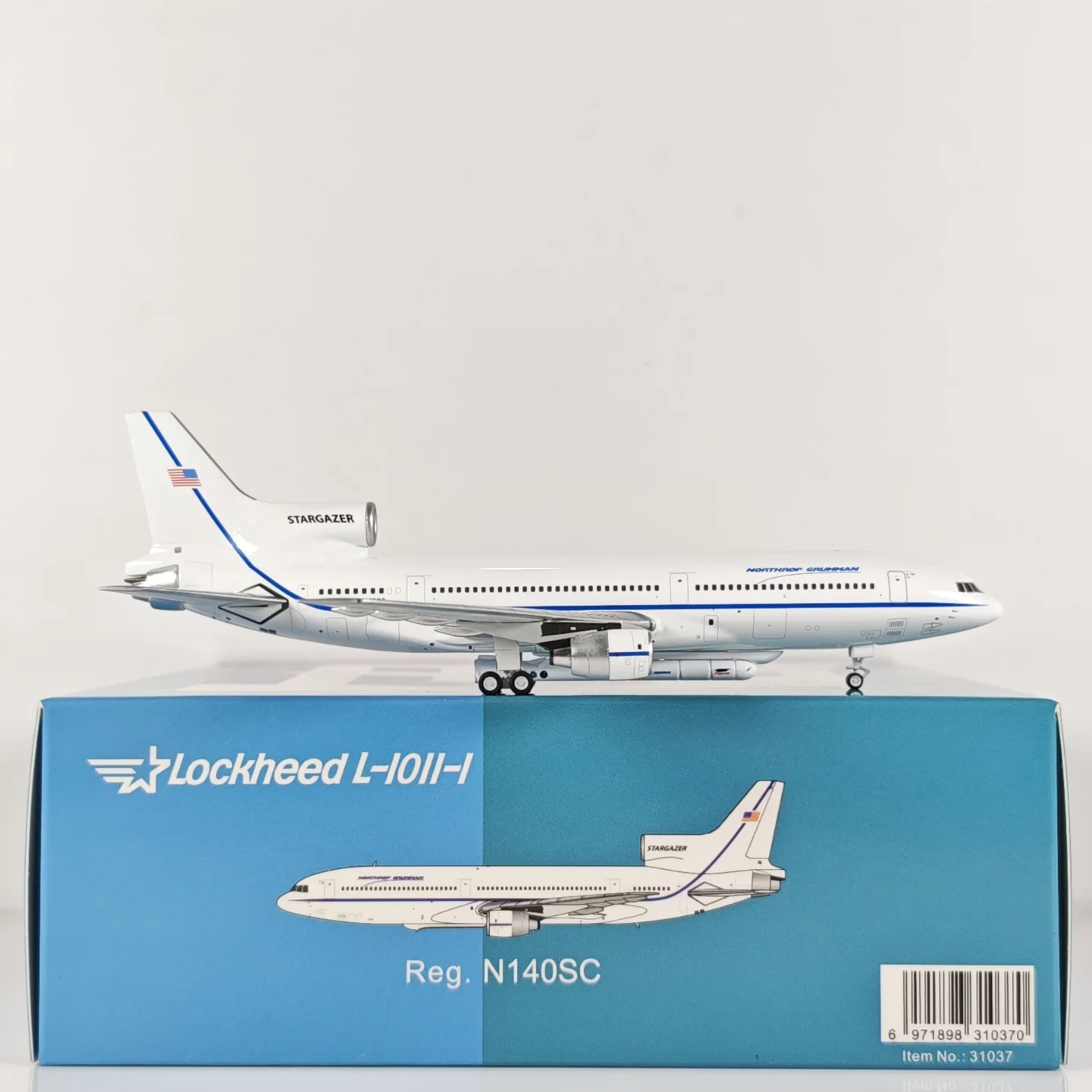 NG31037 1/400 L-1011 نموذج طائرة N140SC (منصة إطلاق الصواريخ) نموذج طائرة من سبيكة