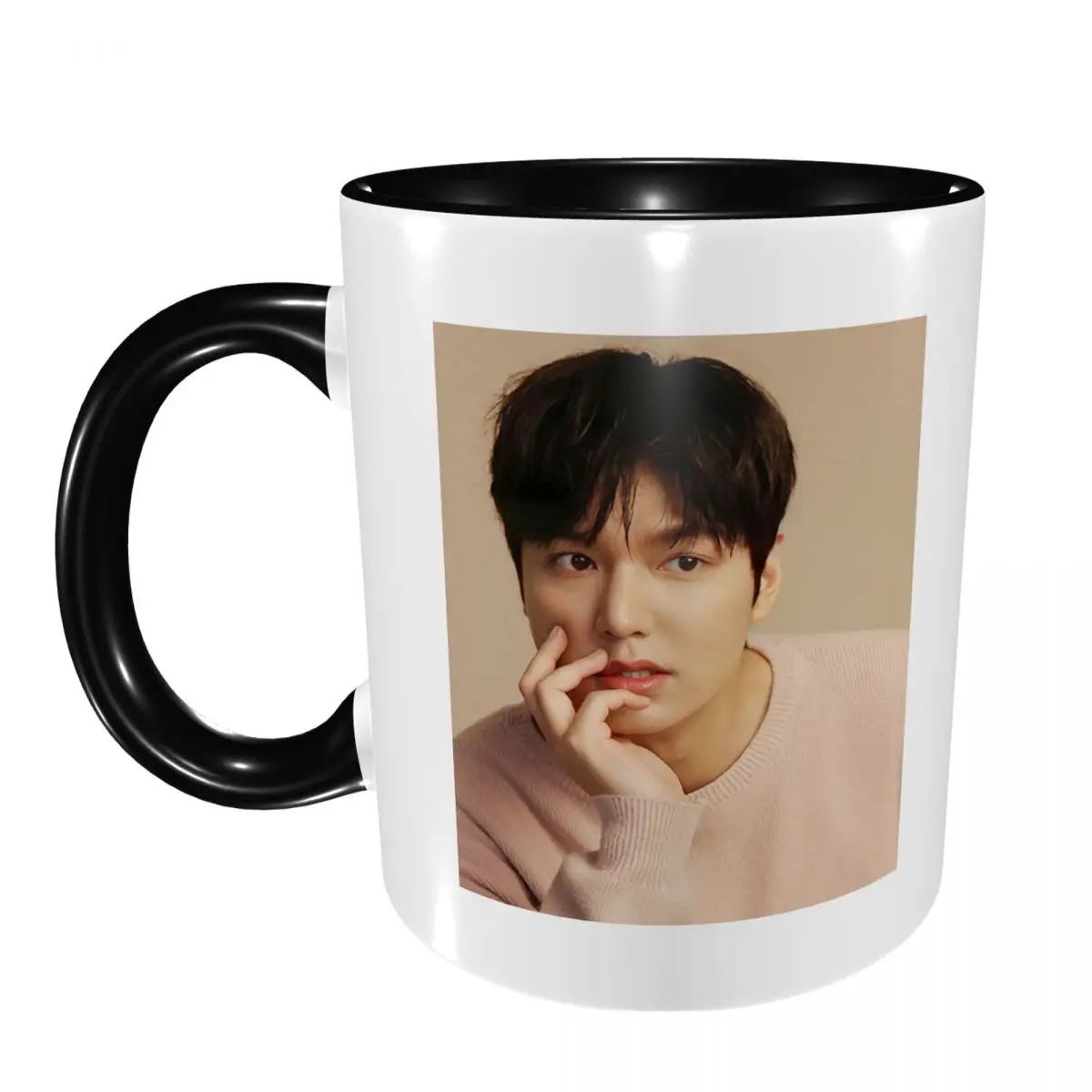 Kpop Lee Min Ho Mug Funny Ceramic Coffee Cups Tea Mugs Milk Cup Drinkware Gifts for Woman Man
