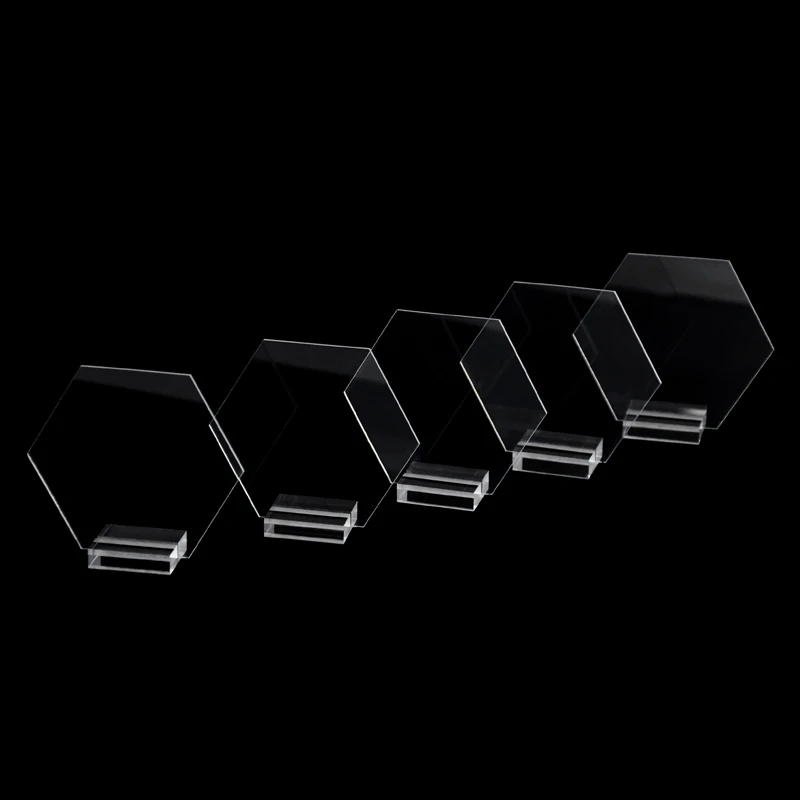 10Pcs Acrylic Stands Place Card Holders Table Number Stands Card Display For Table Wedding Photos Office Home Decoration Tools