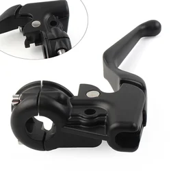 Aluminum Motorcycle Clutch Lever W/ Mount Bracket Black For Harley Davidson Dyna Sportster XL883 XL1200 X48 2008-2013