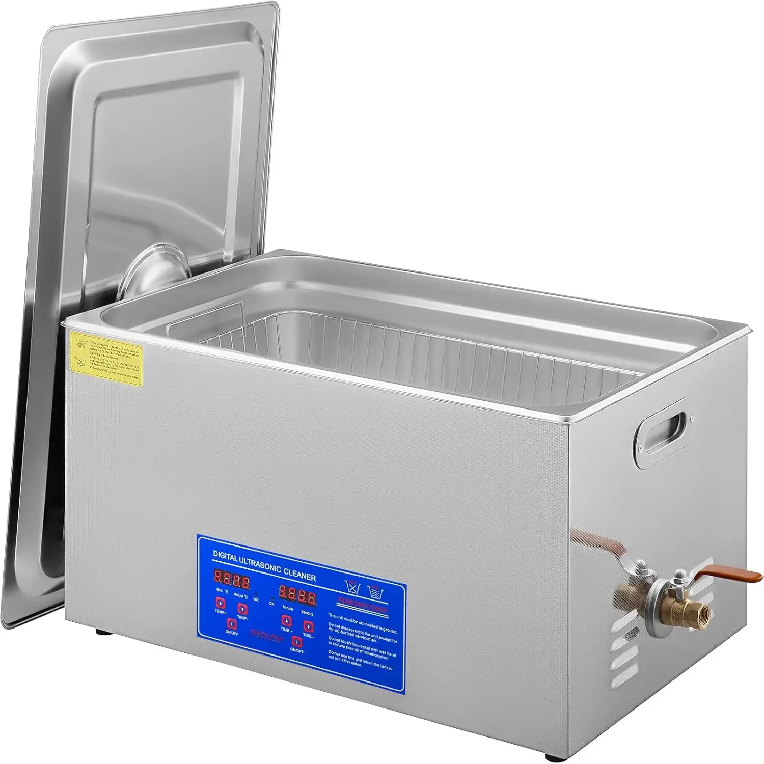 22L Industrial Ultrasonic Cleaner with Digital Timer&Heater 40kHz Professional Ultrasonic Cleaner 110V with Excellent Clea