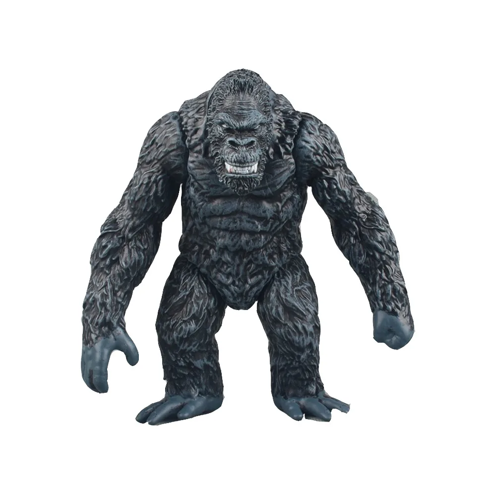 Godzilla vs. King Kong Skeleton Island Monster King Chimpanzee Toy Model Soft Joint Movement Children's Ornaments Christmas Gift