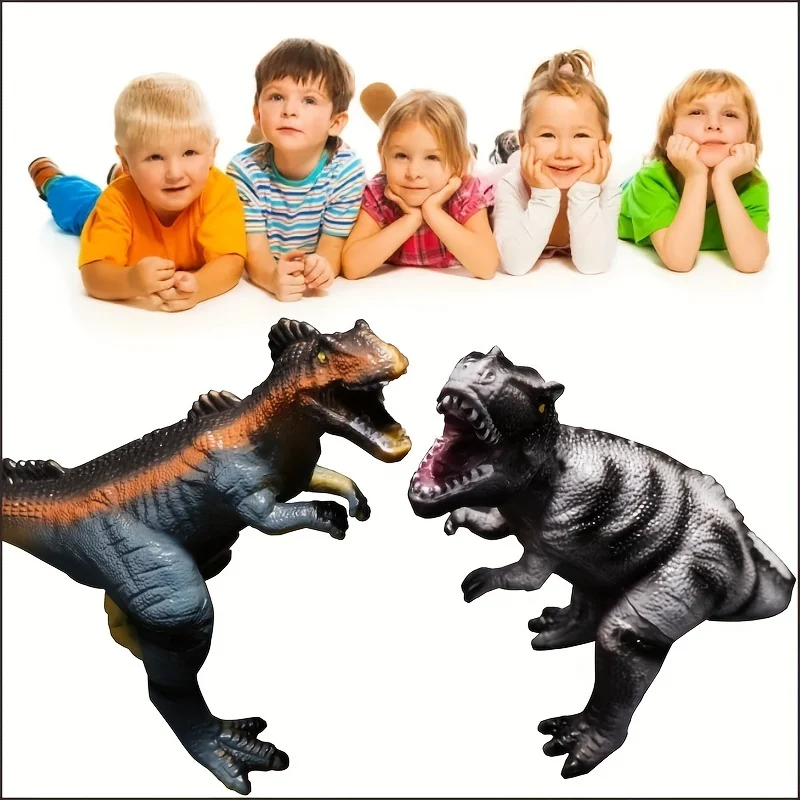 Figurine de Dinosaure Tricératops Diplodocus pour Enfant, Jouet en Caoutchouc Doux, Simulation T Rex 208.assic Real Life, Cadeau