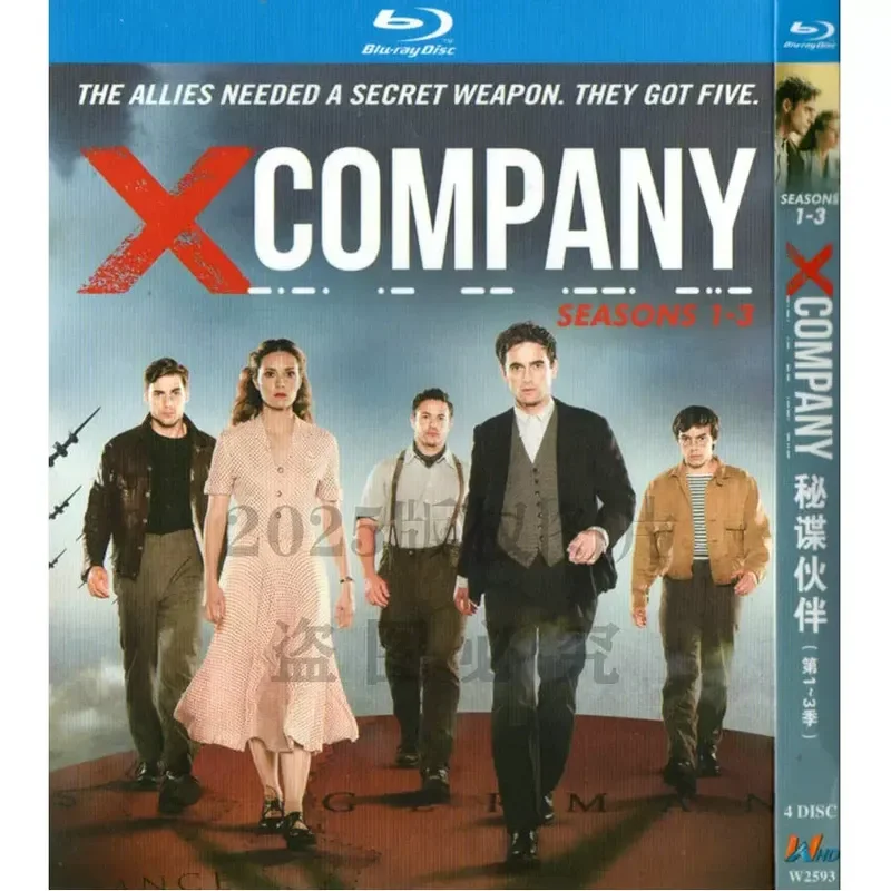Canadian Suspense Drama TV Series Secret Spy Partner Season 1-3 High Definition BD Blu-ray 4 Disc