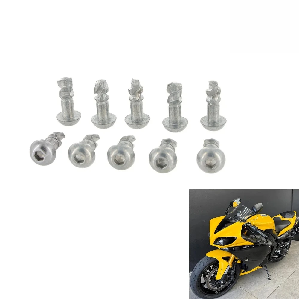 Suitable For YAMAHA YZF R1 R6 YZFR1 YZFR6 Fairings Quick Release Fastener Turn Rivet Universal 2004 -2014