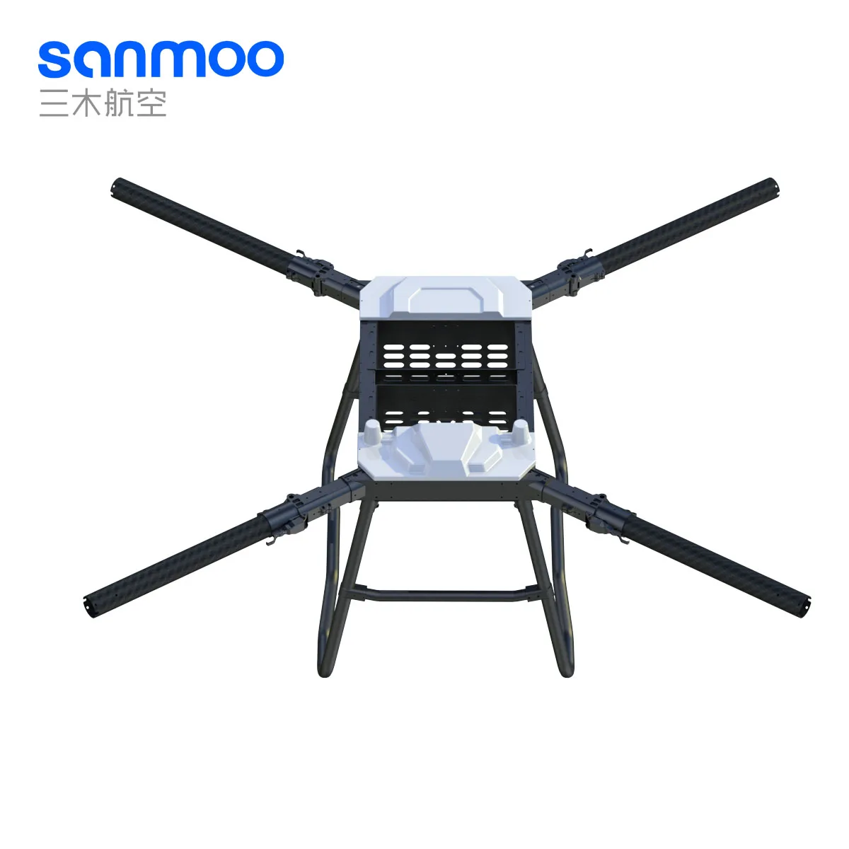 Sanmoo Long-Range Heavy-Lift Cargo Drone 10km Range 100kg Maximum Payload Carbon Fiber Aluminum Alloy Modular Components