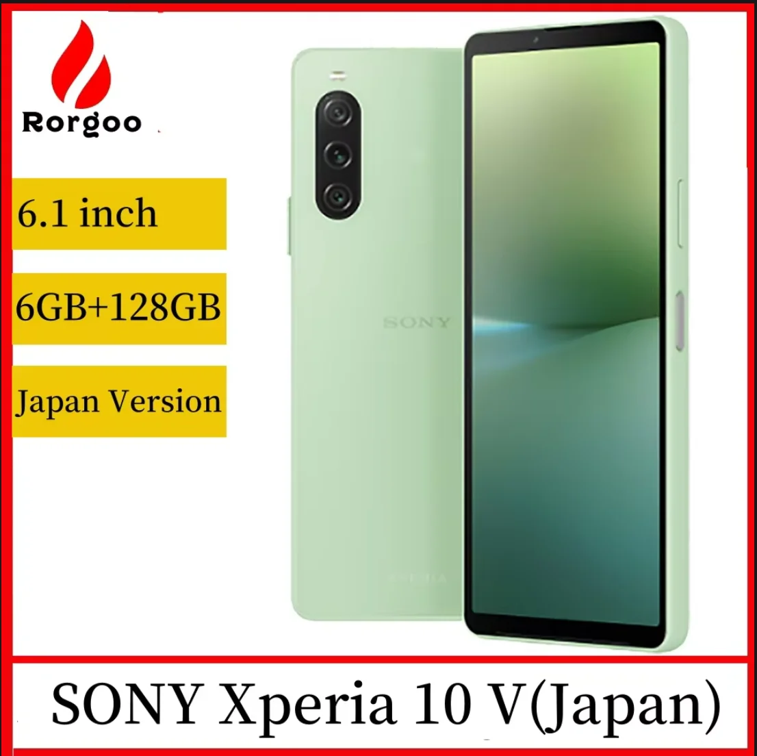 Sony Xperia 10 В 5G японская версия мобильного телефона 6 ГБ 128 ГБ ПЗУ 6,1 